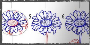 flores dibujos faciles